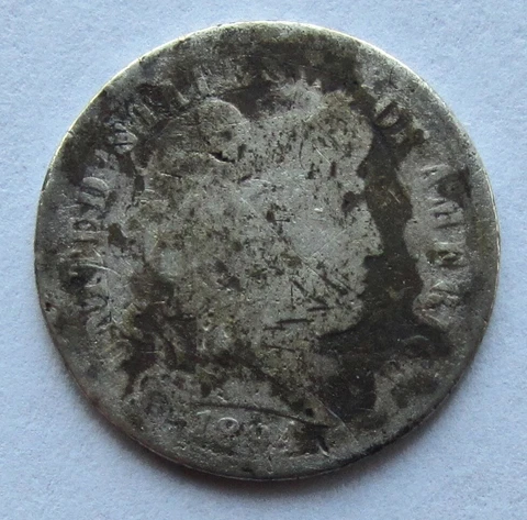 1894-O Barber Silver Dime Rare Key Date New Orleans O Mint Corroded Filler Cover