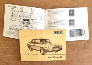 ALFA-ROMEO 90 berline / notice conduite et entretien 10-1984 - Picture 1 of 1