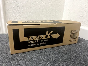 Genuine Kyocera TK-867K Black Toner Cartridge - Picture 1 of 3