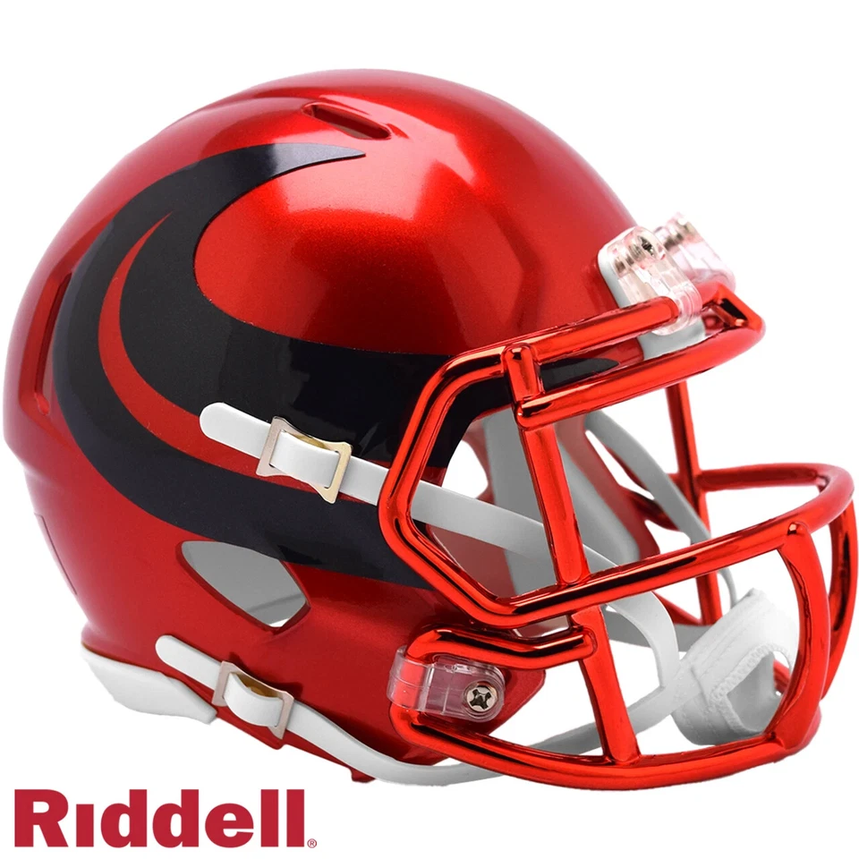 *NOVO* MINI CAPACETE DE FUTEBOL AMERICANO DA NFL HOUSTON TEXANS ON-FIELD VELOCIDADE ALTERNATIVA! - Imagem 1 de 1