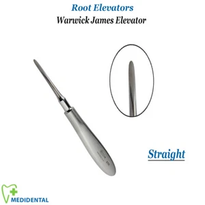 Dental Oralchirurgie Warwick James Elevator gerade Zahnextraktionsinstrumente - Bild 1 von 5