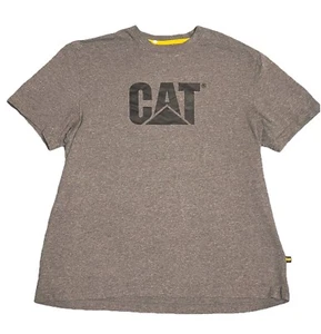 Camiseta Caterpillar Hombre Gris Y Negra Talla Mediana - Imagen 1 de 11