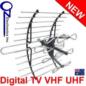 Digital TV Outdoor Antenna UHF VHF FM for AUSTRALIAN conditions 4.6dBi gain - Picture 1 of 6