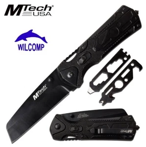 MTECH USA MT-1104BK MANUAL FOLDING KNIFE *Multi-Tool Hidden in Handle - Picture 1 of 6