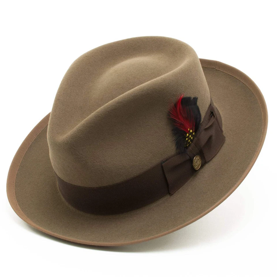 Stetson 100% Wool Felt 'Whippet' Hats in CAMEL - Image 1 of 1