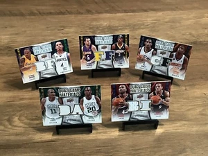 2009-10 Upper Deck Dual Game Materials 5 Card Lot - Picture 1 of 11