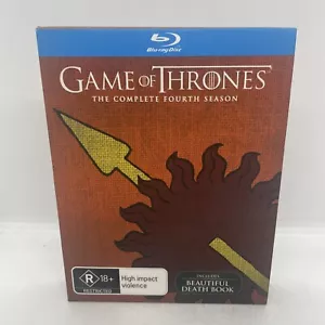 Game of Thrones season 4 blu-ray (includes Beautiful Death Book) Free Post Aus - Picture 1 of 4