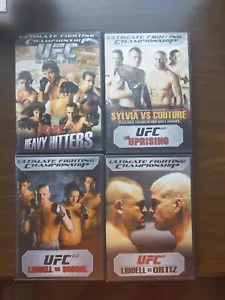 Ufc 5 dvd lot 53 62 66 68 Liddell Sobral Sylvia Couture - Picture 1 of 5