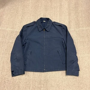 Vintage US Air Force Lightweight Jacket Mens Small Blue 1960s USAF - Picture 1 of 14