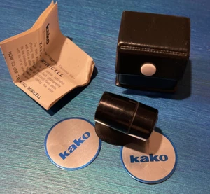 Vintage KAKO Mini Cell Flash Slave Trigger Case Instructions Stickers Japan - Picture 1 of 5