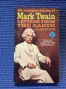 Mark Twain "Letters From The Earth" PB Crest Book 1966 - Picture 1 of 6