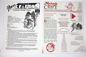 Michaels Crafts Sheets Christmas Package Mouse #146 & Craft Appeal Holiday Ideas - Picture 1 of 5