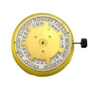 2 Colos Date@3 Day@12 Mechanical Automatic Wind Watch Movement For ETA 2834-2 - Photo 1/13