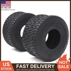 Set 2 20x10.00-8 Lawn Mower Tires 4PR 20x10x8 Tubeless Garden Turf Tractor Tyre - Picture 1 of 8