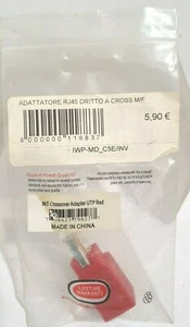 INTELLINET adattatore rj45 dritto a cross m/f UTP red crossover - Photo 1/3