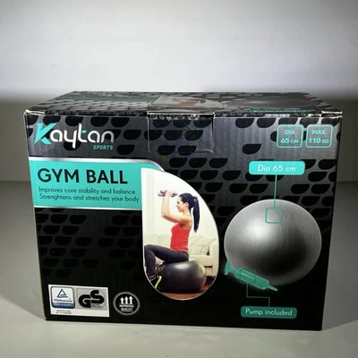 Pelota de Gimnasio Kaylan Fortalece el Núcleo, Mejora el Equilibrio 26.6" Diámetro Foto 1 de 4