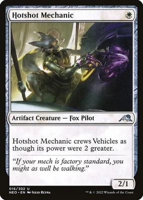 (2x FOIL) HOTSHOT MECHANIC - Kamigawa: Neon Dynasty – MTG Magic Card - Image 1 of 4