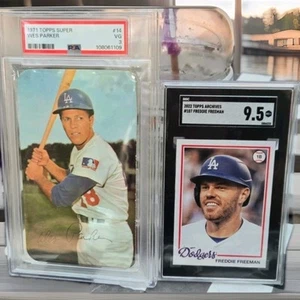 🏆🔥⚾️71 TOPPS SUPER WES PARKER PSA 3/ 2022 TOPPS ARCHIVES FREDDIE FREEMAN... - Bild 1 von 5