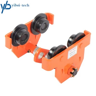 Manually Trolley 2 Ton, Steel Push Beam Trolley, Plain Trolley Crane 65-190mm - Image 1 of 4