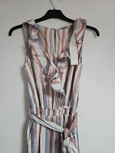 F&f Linen Blend Playsuit Wide Leg Size 14 - Picture 1 of 8