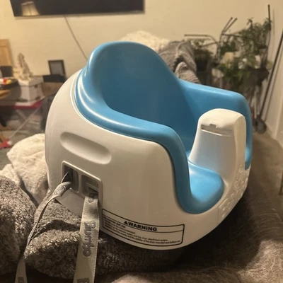 Asiento de bebé Bumbo con bandeja silla para niños pequeños con correas silla elevadora Foto 1 de 4