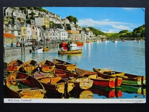 Cornwall WEST LOOE Harbour c1970s Postcard by John Hinde - Picture 1 of 3