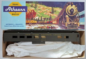 ATHEARN 1892 SCALA HO NEW YORK CENTRAL STD DINING CAR KIT NYC 105 *NOS* NUOVO VECCHIO - Foto 1 di 1
