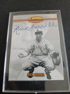  1993 Ted Williams Card Company Rick Ferrell #2  Auto HOF - Picture 1 of 2