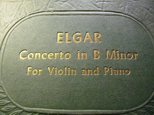 1932 EDWARD ELGAR Cond YEHUDI MENUHIN Violin Concerto in B Minor VICTOR M-174 - Picture 1 of 6
