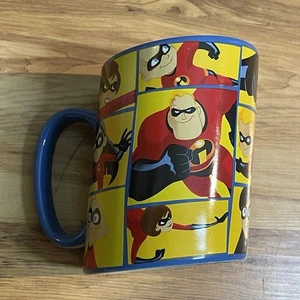 Tazza unica The Incredibles SLANTD Disney Pixar grande tazza da caffè 24 once nuova! - Foto 1 di 4