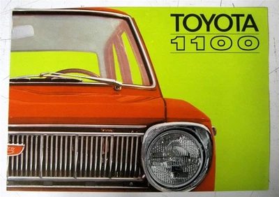 TOYOTA Corolla 1100 Car Sales Brochure 1967 Belgium Text - Image 1 of 3