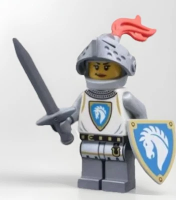 Lego Castle Minifigure  - Horse Knight Champion  Cas590 from set 31168 - Image 1 of 2