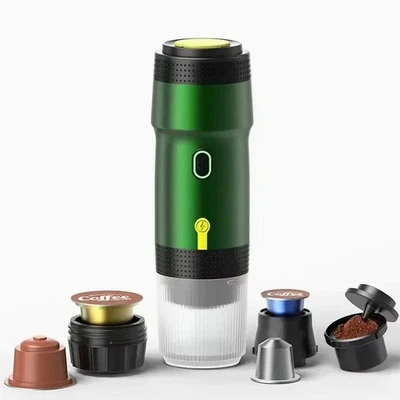 Elektrische tragbare Kaffeemaschine, 3-in-1 Espressomaschine für Auto und - Bild 1 von 4