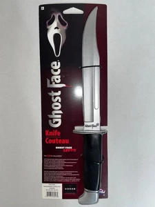 CUCHILLO BOWIE ESPUMA PU CARA FANTASMA 12" HORROR HALLOWEEN DISFRAZ UTILERÍA FW93603 - Imagen 1 de 4