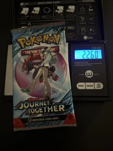 Schwer! Über 22,60 Gramm Pokemon Journey Together Booster Pack Sealed - Bild 1 von 5