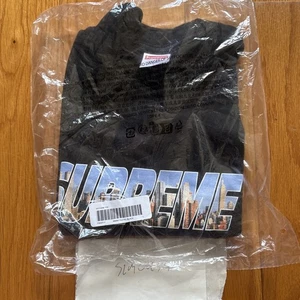 FW23 Supreme Gotham Tee T-Shirt Size Large Black - Picture 1 of 1