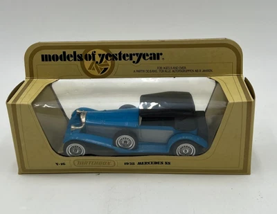 Matchbox Models of Yesteryear Y-16 1928 Mercedes SS Diecast Car 1:45 Scale NEW - Image 1 of 4