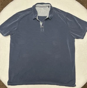 Camisa Polo Tommy Bahama Para Hombres 2XL Azul Golf Mezcla Modal Manga Corta - Imagen 1 de 13
