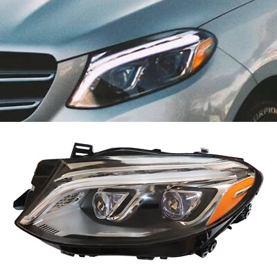 For 2016-2019 Mercedes-Benz GLE Class W166 Full LED Headlight Headlamp(s) LH/RH Foto 1 de 4