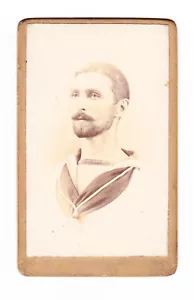 Cabinet Card Photograph On Card Navy Naval Military Zanzibar - Picture 1 of 2