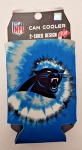 Carolina Panthers NFL WinCraft Tie Dye Can Koozie Set of Two - Picture 1 of 2
