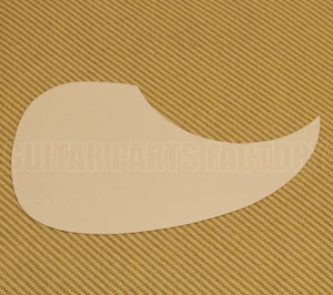 PG-0090-028 Light Cream Teardrop Acoustic Guitar Pickguard With Self Adhesive - Picture 1 of 1