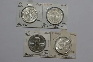 ๐น๐ญ THAILAND 20 BAHT - 4 COMMEMORATIVE COINS B49 #1985 - Picture 1 of 3