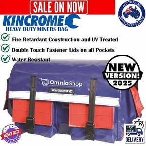 Kincrome Heavy Duty 7 Pocket Miners Bag 60Kg Load Capacity All Weather K7020 New - Picture 1 of 5