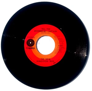NEW KINGSTON TRIO - Tell The Riverboat Captain / Windy Wakefield - Vinyl 45rpm - Imagen 1 de 4