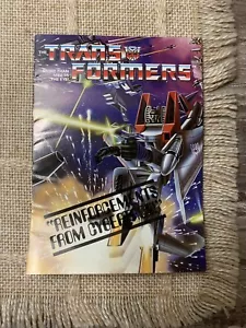 Vintage 1980er Jahre Transformers Spielzeug Poster Original fast neuwertig - Bild 1 von 4