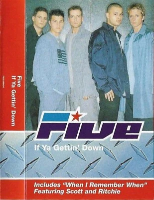 FIVE IF YA GETTIN' DOWN CASSETTE SINGLE Electronic RnB/Swing, Pop Rap, Disco - Image 1 of 4