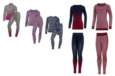 CRIVIT PRO Skiunterwäsche Mädchen weich und wärmend Thermowäsche Ski Unterwäsche Thermo