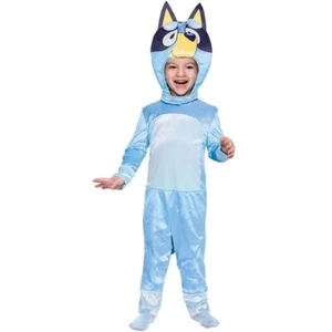Disney BLUEY Dog ☆ Halloween Costume Pajamas ☆ Unisex Kid Size Large 4-6X - Picture 1 of 3