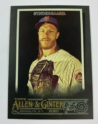 2020 Topps Allen & Ginter X #196 Noah Syndergaard (Mets) AR29 - Image 1 of 2